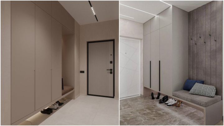 کمد دیواری یکدست مناسب راهروی ورودی خانه