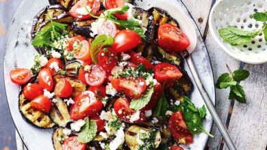طرز تهیه سالاد بادمجان کبابی؛ پیش‌غذای عالی با طعم متفاوت