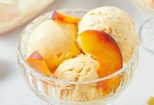 طرز تهیه بستنی هلو خانگی در طعم‌های مختلف