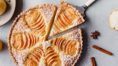 طرز تهیه تارت گلابی و بادام؛ دسر فرانسوی خوشمزه