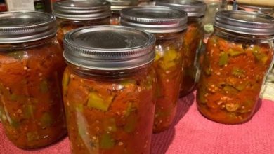 طرز تهیه ترشی بامیه با پوره گوجه فرنگی+ نکات کپک نزدن