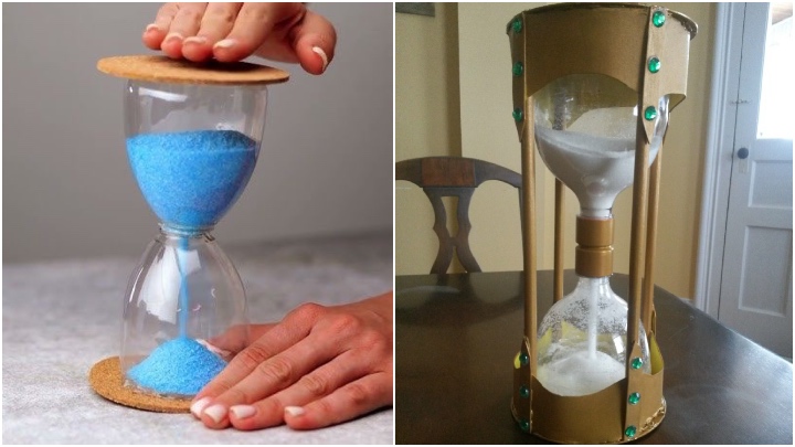 ساخت ساعت شنی ساده با استفاده از بطریهای پلاستیکی ساخت ساعت شنی ساده با استفاده از بطریهای پلاستیکی