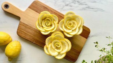 4 ایده تزیین سالاد با لیمو ترش