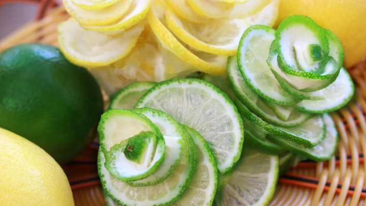 ساخت گل با لیمو