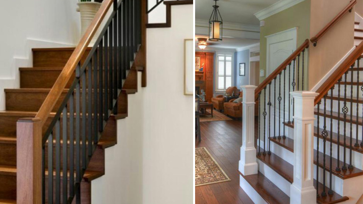 انواع نرده راه پله مدرن انواع نرده راه پله مدرن