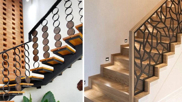 انواع نرده راه پله؛ شیک و مدرن