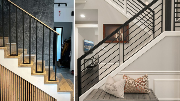 انواع نرده راه پله؛ مدرن و مینیمال انواع نرده راه پله؛ مدرن و مینیمال