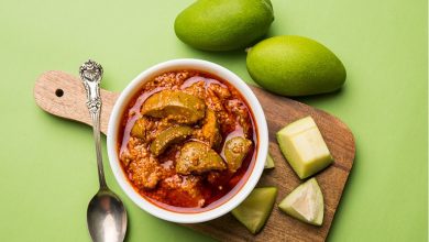 طرز تهیه ترشی انبه روغنی پاکستانی+ نکات و فوتوفن ها