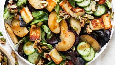 طرز تهیه سالاد آلو و گردو؛ سالاد خوشمزه تابستانی