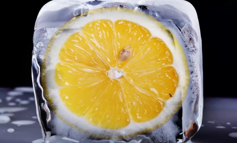 خواص لیمو ترش یخ زده؛ Properties of frozen lemon