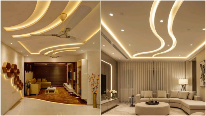 انواع مختلف طرح‌های کناف سقف دایره‌ای یا منحنی؛ برای پذیرایی‌های بزرگ یا متوسط