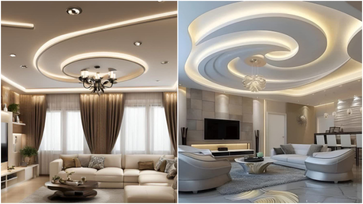 انواع مختلف طرح‌های کناف سقف پذیرایی؛ شیک و مدرن