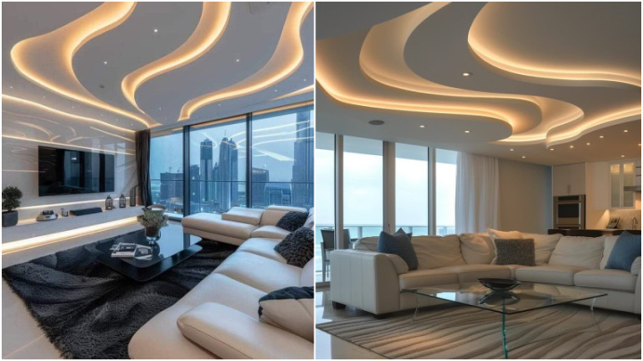 انواع مختلف طرح‌های کناف سقف دایره‌ای یا منحنی
