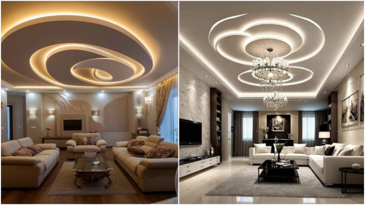 انواع مختلف طرح‌های کناف سقف پذیرایی؛ شیک و مدرن