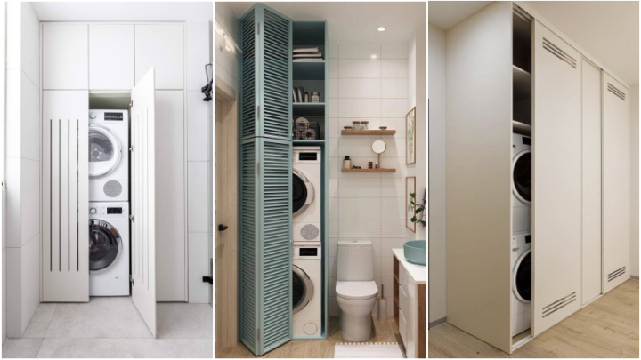 کمد دیواری مناسب برای پنهان کردن وسایل اضافی