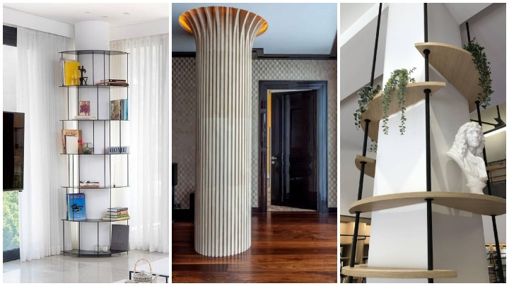 ترکیب چند روش متفاوت در طراحی ستونهای خانه ترکیب چند روش متفاوت در طراحی ستونهای خانه