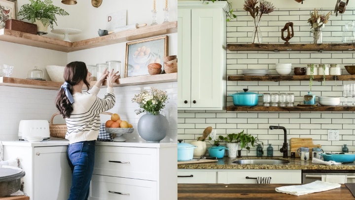 نقش شلف دکوری در زیباسازی آشپزخانههای کوچک و بزرگ نقش شلف دکوری در زیباسازی آشپزخانههای کوچک و بزرگ