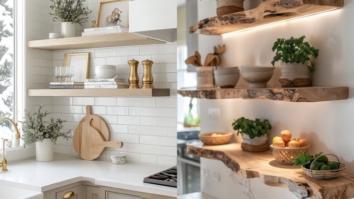 ترندهای شلف دکوری آشپزخانه در سال جاری ترندهای شلف دکوری آشپزخانه در سال جاری