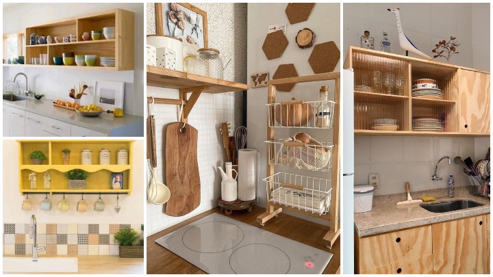 بررسی بهترین متریالها برای شلف دکوری آشپزخانه بررسی بهترین متریالها برای شلف دکوری آشپزخانه