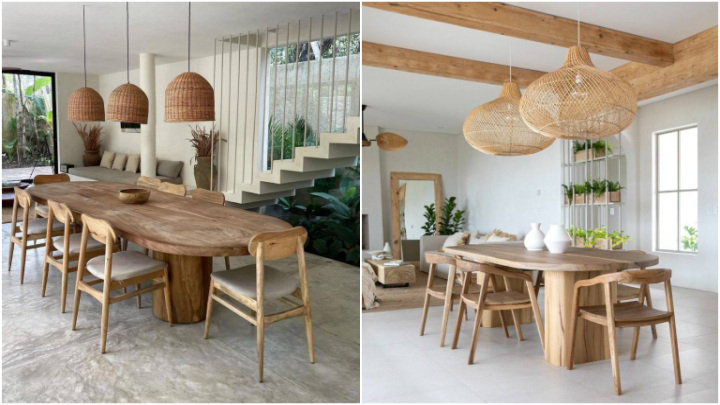 ترندترین مدل لوسترهای بالای میز ناهارخوری