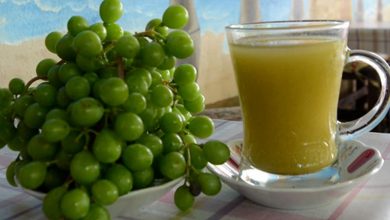 طرز تهیه دمنوش غوره+ بهترین زمان مصرف