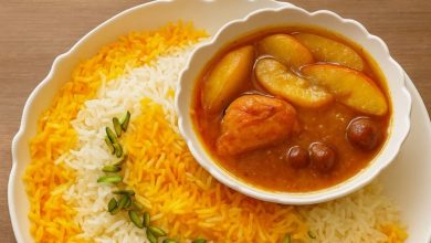 طرز تهیه خورشت شلیل؛ طعمی متفاوت و خوشمزه