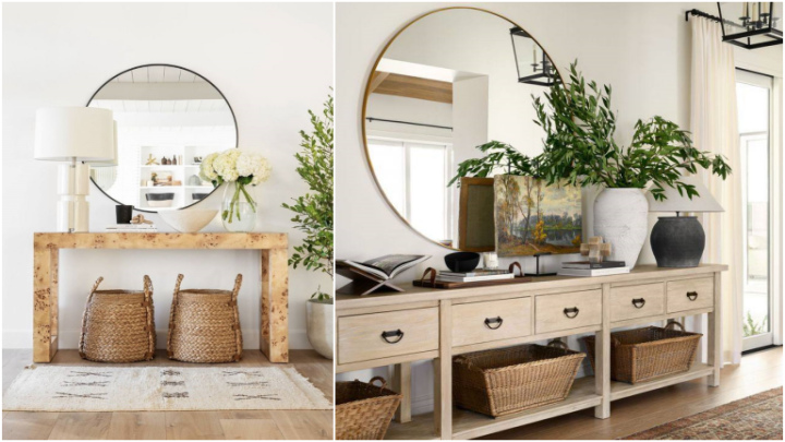 سبک مدرن و شیک برای چیدمان روی میز کنسول سبک مدرن و شیک برای چیدمان روی میز کنسول