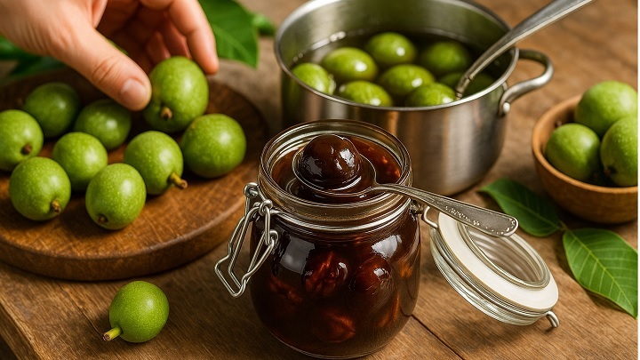 نکات مهم برای جلوگیری از شکرک زدن مربا چاقاله گردو نکات مهم برای جلوگیری از شکرک زدن مربا چاقاله گردو