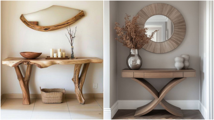 میز کنسول لوکس و کلاسیک برای پذیرایی 