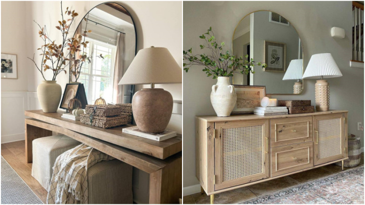 میز کنسول کلاسیک و متنوع برای پذیرایی میز کنسول کلاسیک و متنوع برای پذیرایی