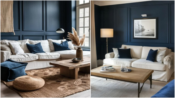 سرمه‌ای رنگ ترند دیوار