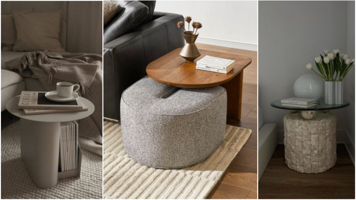 جدیدترین مدل‌های میز عسلی مدرن؛ کوچک‌، جمع ‌و جور و چندکاره