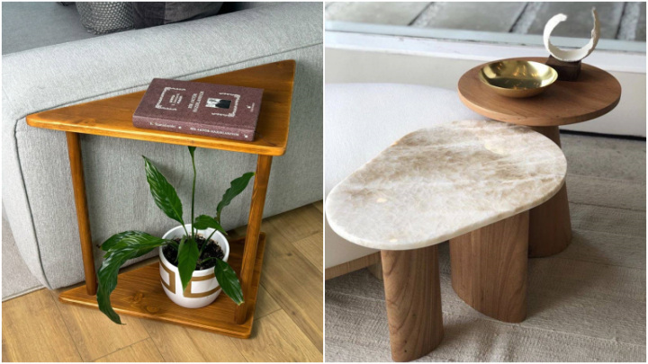 مدل‌های ترند میز عسلی مدرن؛ کوچک‌ و جمع ‌و جور