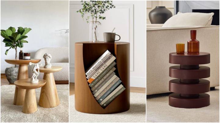 جدیدترین مدل‌های ترند میز عسلی؛ روستیک مدرن