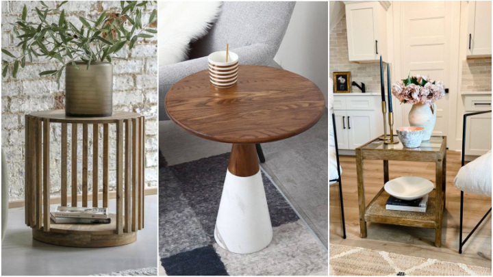 جدیدترین مدل‌های میز عسلی؛ روستیک مدرن