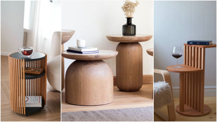 جدیدترین مدل‌های ترند میز عسلی؛ در سبک مینیمال ژاپنی (Japandi)