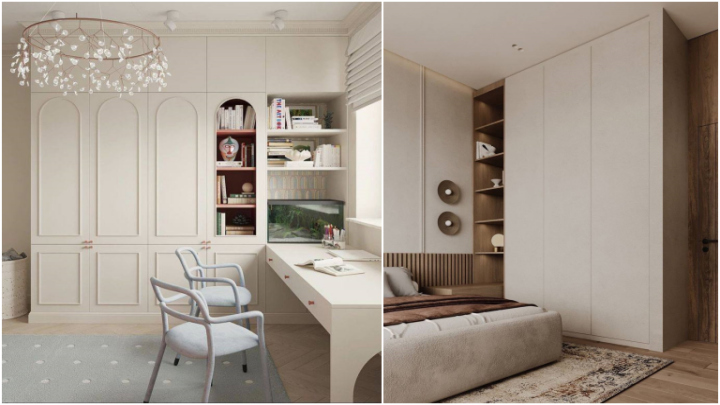 کمد دیواری سرتاسری طرحدار