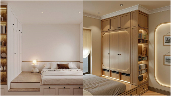 کمد دیواری تو کار در اتاق خواب