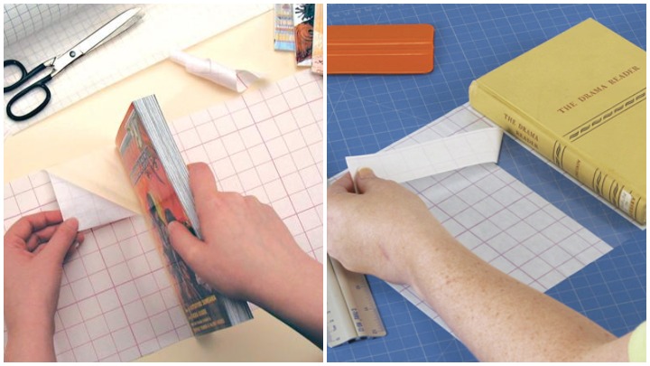 روش‌های سریع برای جلد کردن کتاب‌های درسی با چسب کتابی