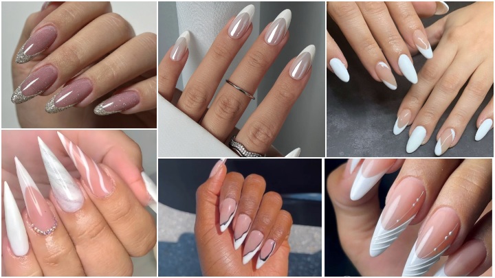 ناخن‌های نوک‌تیز فرانسوی؛ مناسب مراسم‌های رسمی