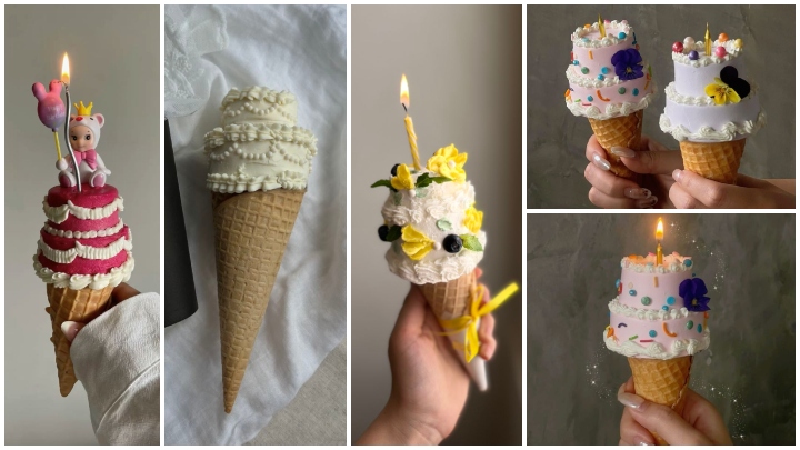 ایده طراحی مینی کیک قیفی؛ ترند 2025 ایده طراحی مینی کیک قیفی؛ ترند 2025