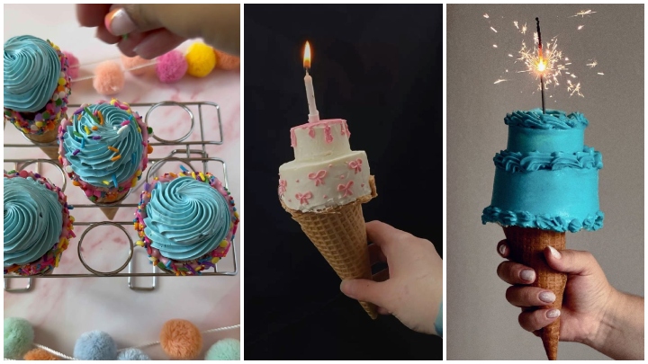 ایده طراحی مینی کیک قیفی؛ ترند 2025 ایده طراحی مینی کیک قیفی؛ ترند 2025