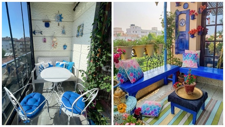 ترکیب رنگهای مناسب برای تراس آبی ترکیب رنگهای مناسب برای تراس آبی