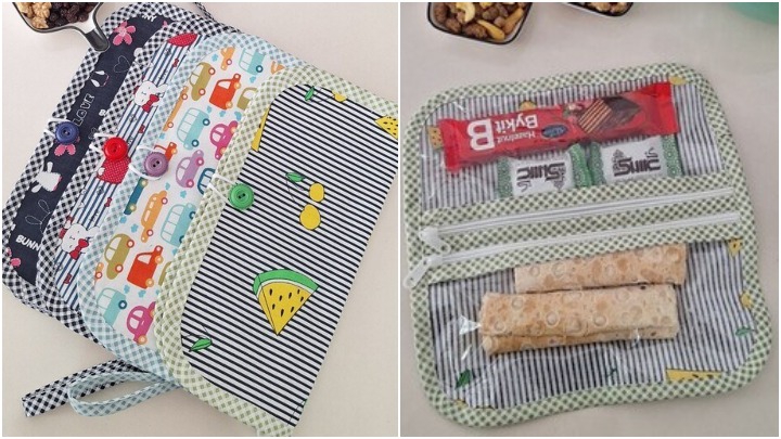 جدیدترین جا لقمهای (کیف لقمه) فانتزی؛ مدل زیپدار جدیدترین جا لقمهای (کیف لقمه) فانتزی؛ مدل زیپدار