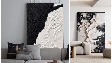 تابلوهای مدرن و ساده؛ ترندهای 2025 در طراحی داخلی