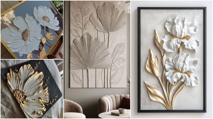 انتخابی متفاوت: قاب دیواری گل برجسته برای خانه‌های امروزی