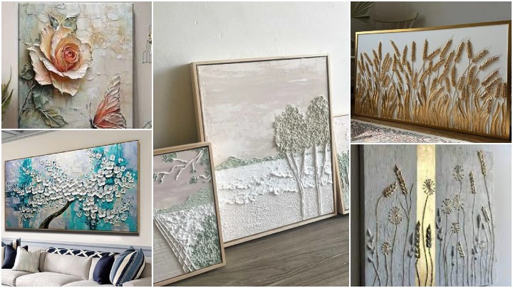 زیبایی و ظرافت در قاب‌های دیواری گل برجسته مدرن