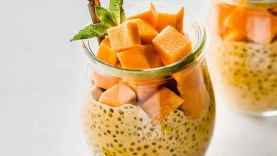 پودینگ چیا و انبه؛ ترکیب استوایی پرخاصیت برای صبحانه یا میان‌وعده
