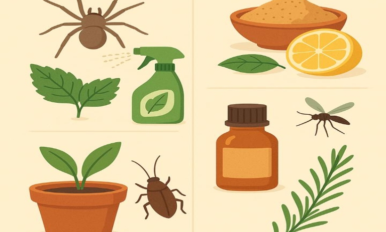 راهکارهای طبیعی برای از بین بردن حشرات خانه؛ Natural solutions to eliminate house insects