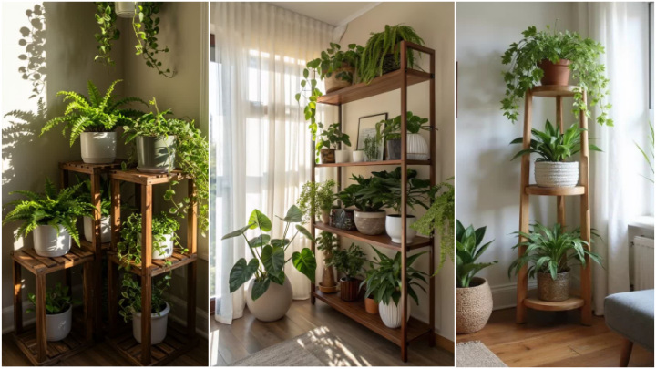 استندهای ایستاده برای تزئین گلدان و گیاهان استندهای ایستاده برای تزئین گلدان و گیاهان